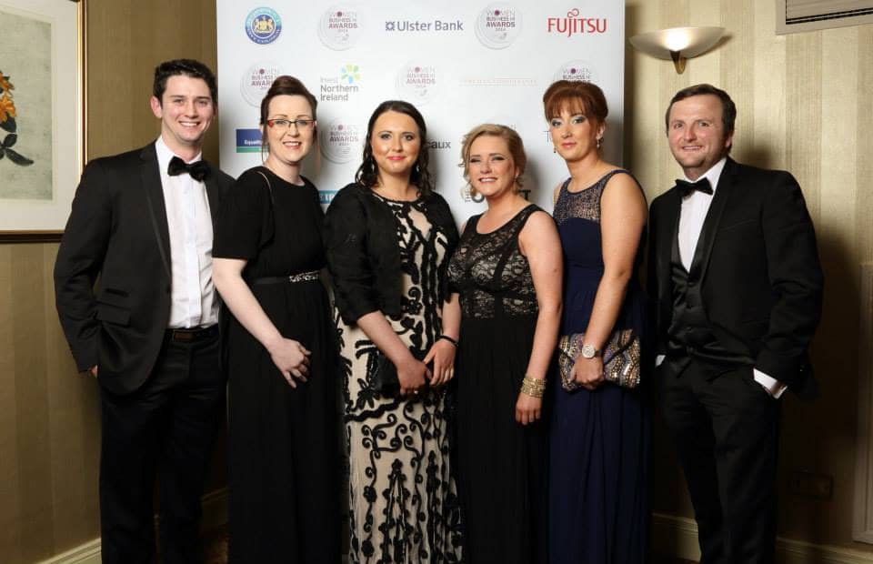 Stephen, Elaine, Clare (owner), Roisin, Donna and Paul (owner)