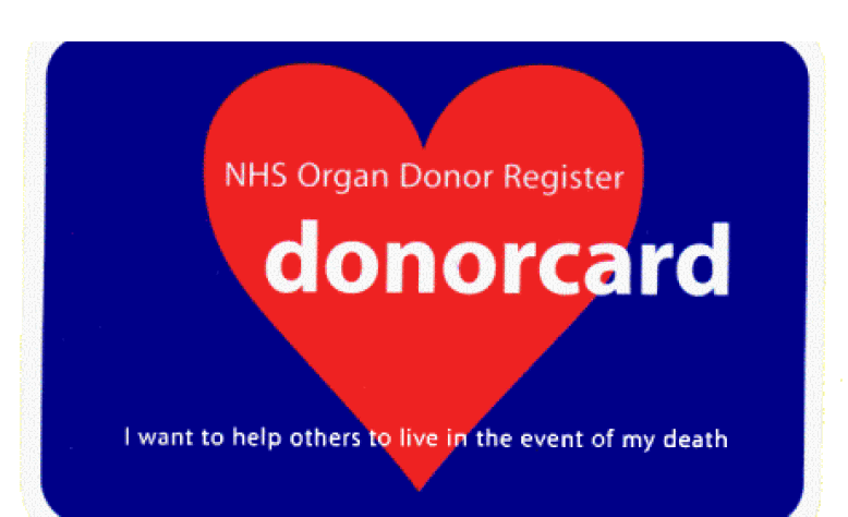 donor card
