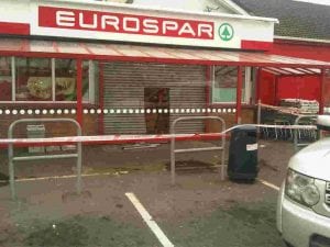Attempted ATM theft, Spar, Forkhill Road