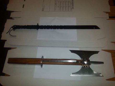 Weapons seized in Killylea