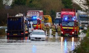 Flooding on the Moy Road, Armagh. Scene from Tuesday, Decemebr 8. Pics by Mark Winter