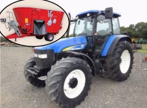 Tractor and trailer, similar to those stolen