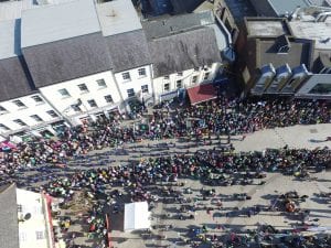 St Patrick's Day, Armagh 2016. Pic: GN Drone Works