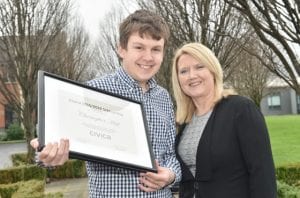 Markethill’s (Co Armagh) Christopher Hull, who is currently studying Software Engineering at Queen’s University Belfast, has been awarded a place on the prestigious Civica Scholarship Programme. Launched in 2008, the programme aims to nurture fresh IT talent in Northern Ireland by supporting successful scholars like Christopher with an unrivalled package worth up to £25,000.