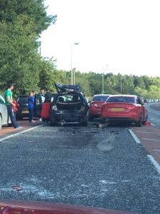RTC outside Gosford Forest Park in Markethill