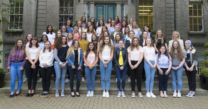 Students at St Catherine's College Armagh celebrate GCSE ...