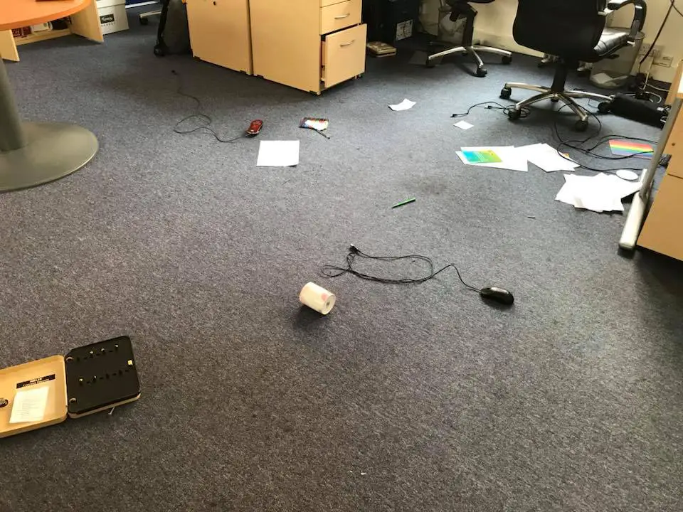 Thieves Smash Up Rainbow Project Offices Before Making Off