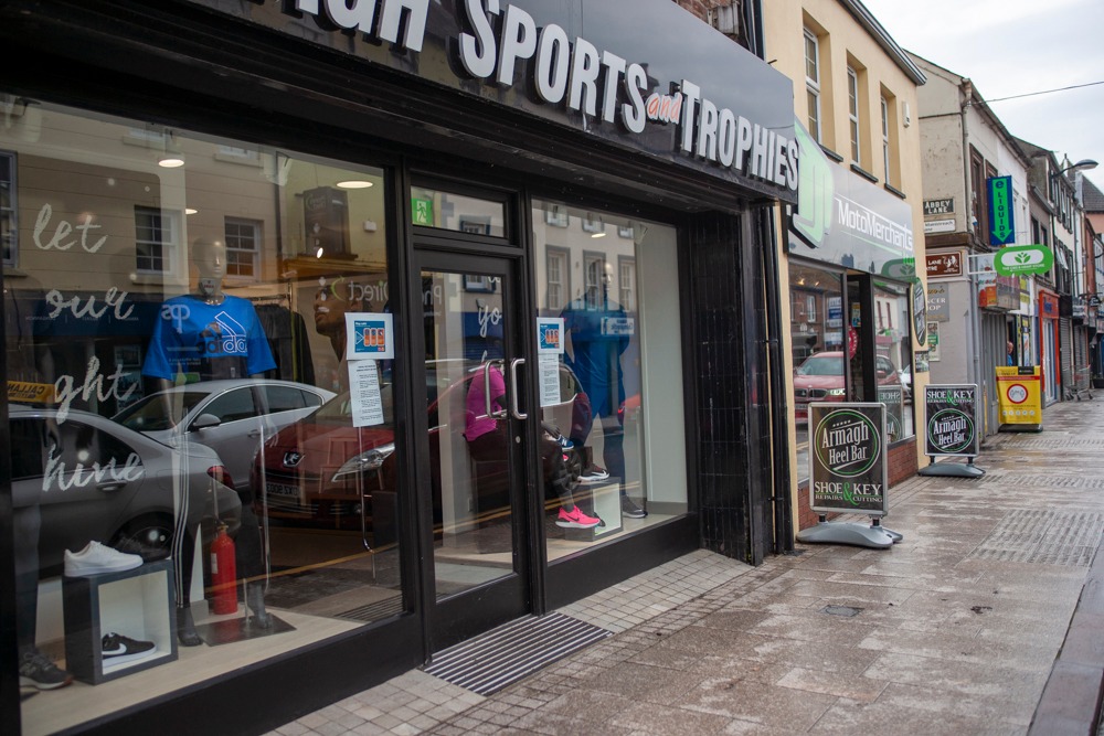 Armagh shops reopening Sports