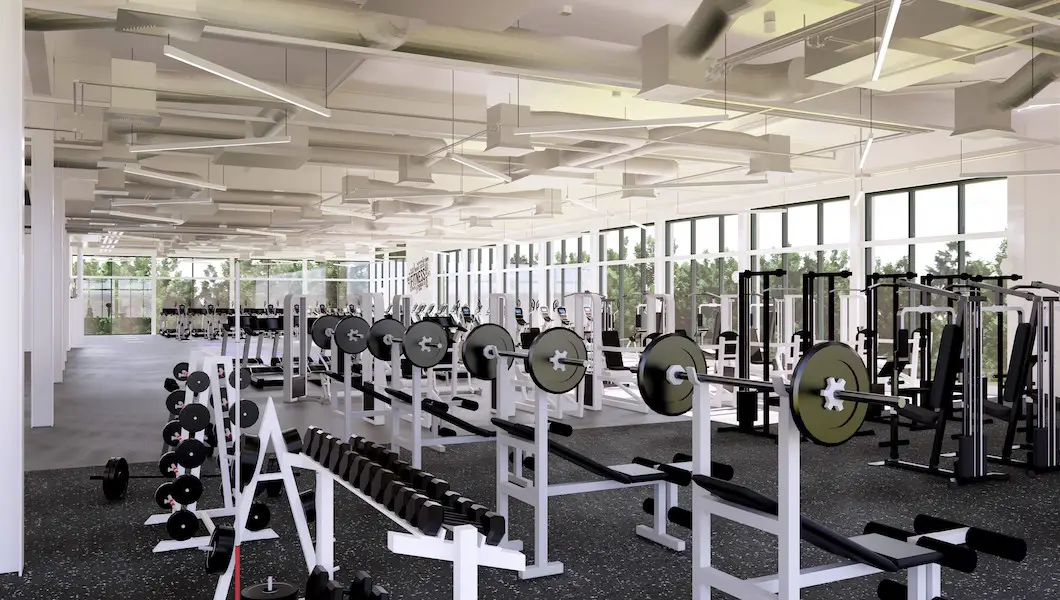 South Lake Leisure Centre gym