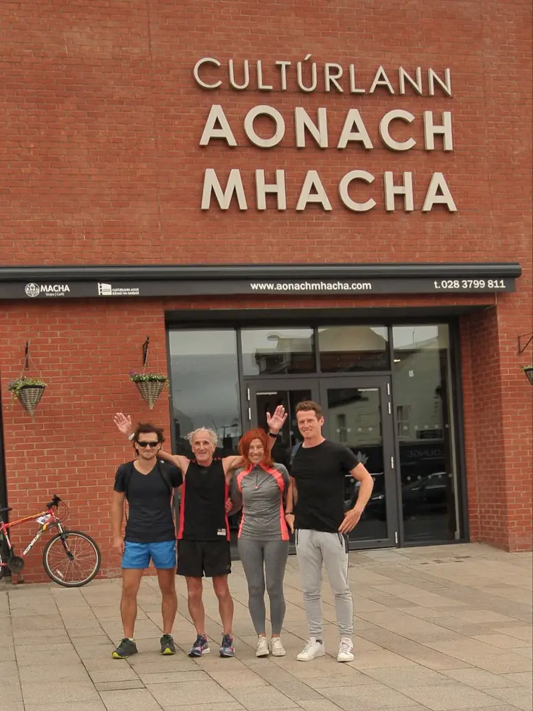 Mattie Lennon completes his Camino Mhacha run