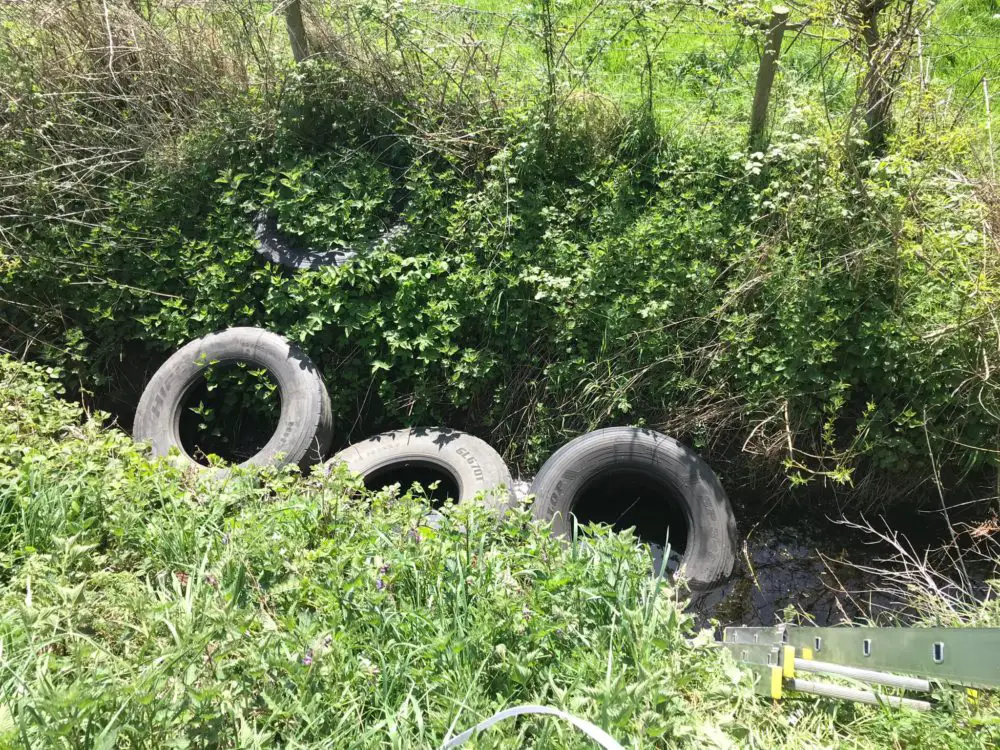 The birches tyre dumping