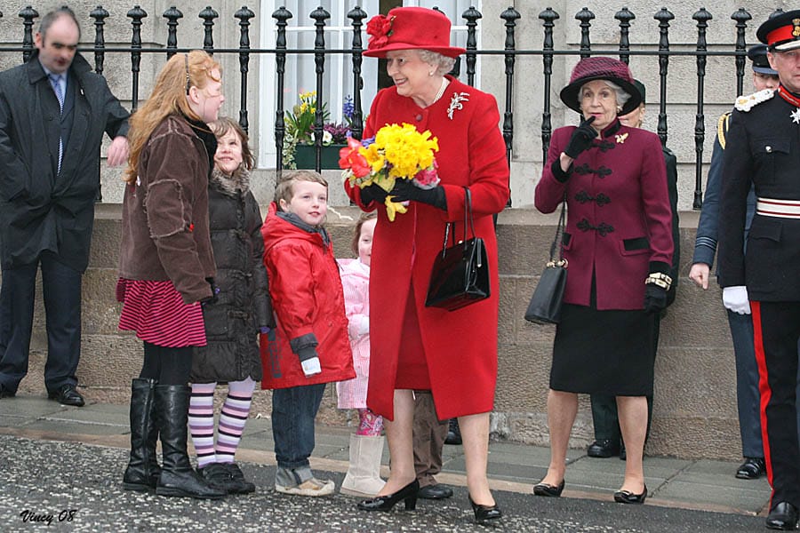 Queen Elizabeth II visits Armagh in 2008