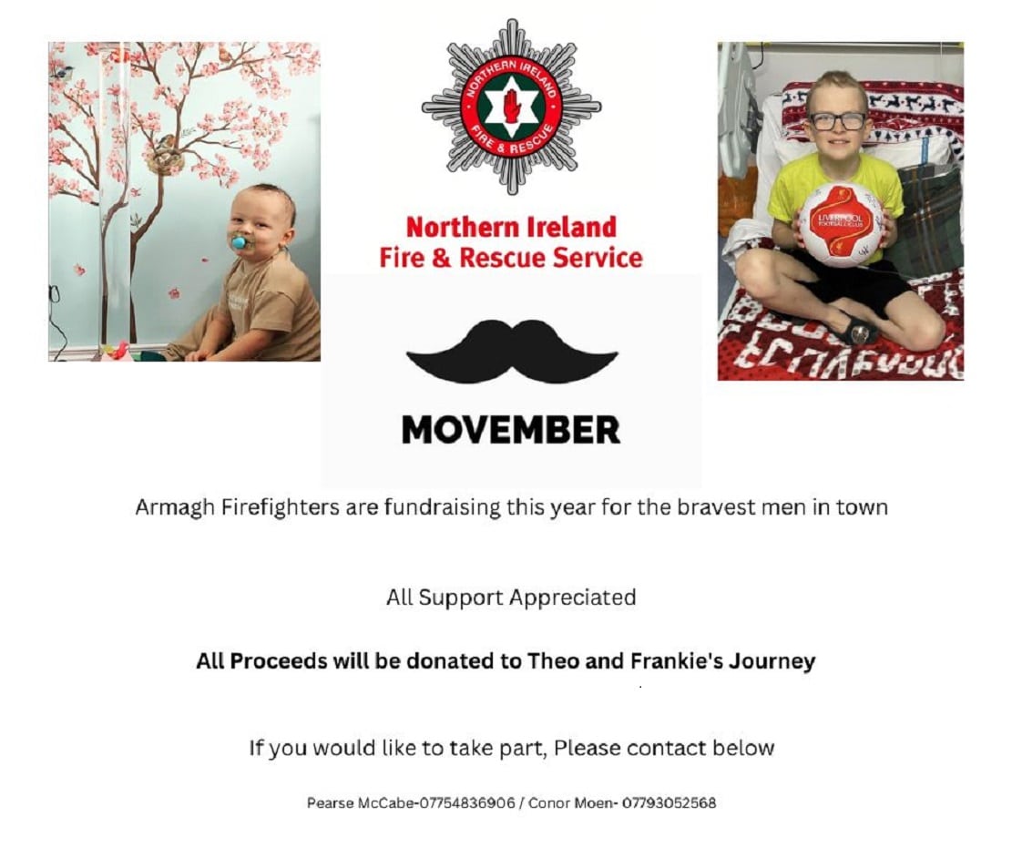 Armagh Firefighters Movember