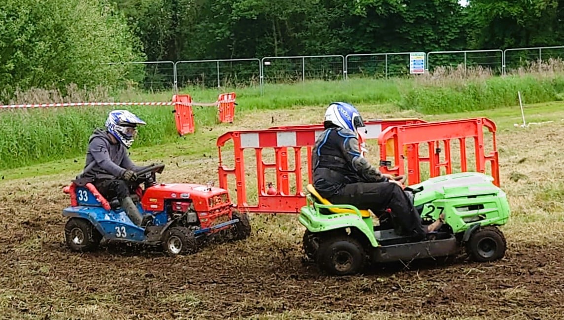 Making their debut with Armagh Lions were NI Lawnmower Racing Association, whose fast-paced action kept crowds entertained
