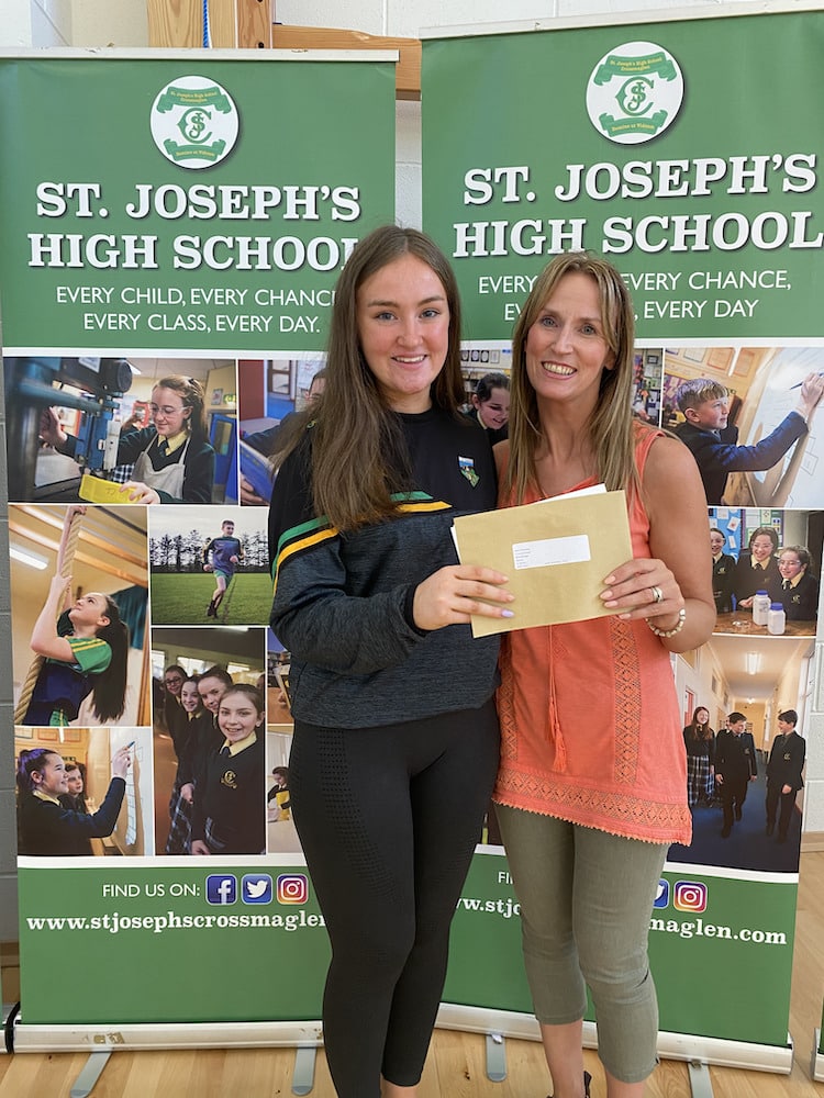 St Joseph's High School Crossmaglen celebrate A-Level Results Day 2023
