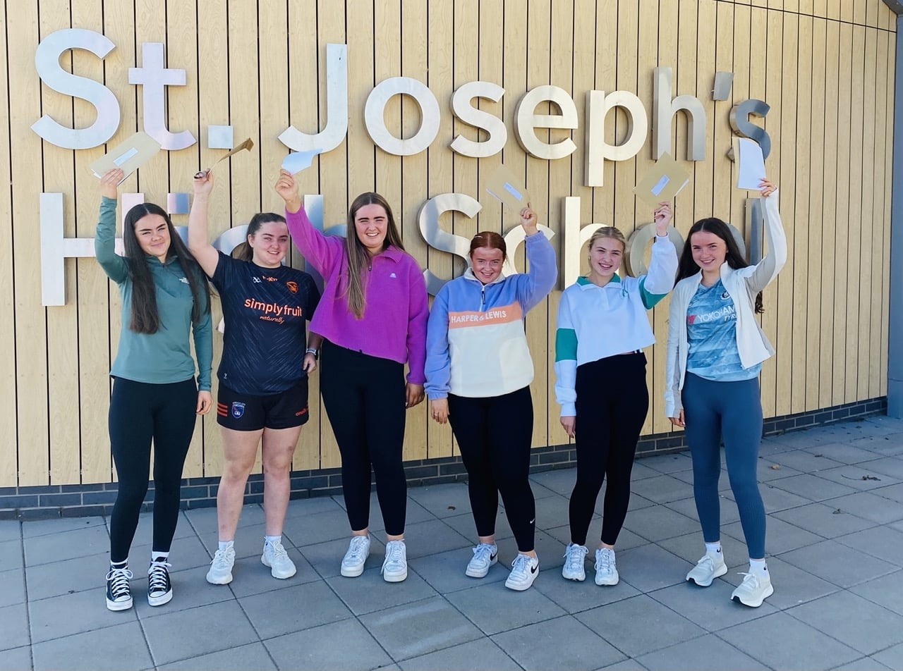GCSE Results Day at St Jospeh's in Crossmaglen