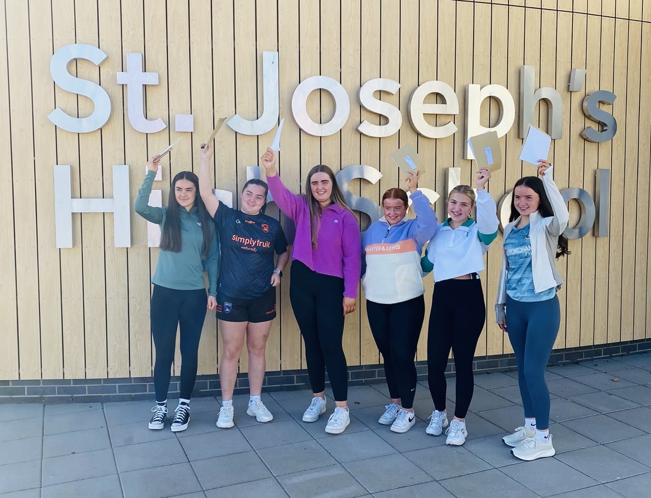 GCSE Results Day at St Jospeh's in Crossmaglen