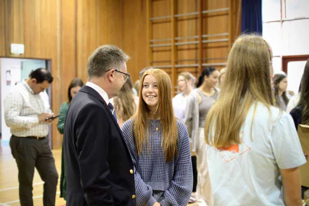 Graham Montgomery with his daughter, Lucy