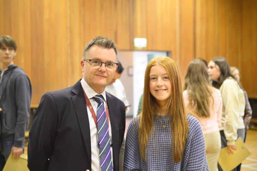 Graham Montgomery with his daughter, Lucy