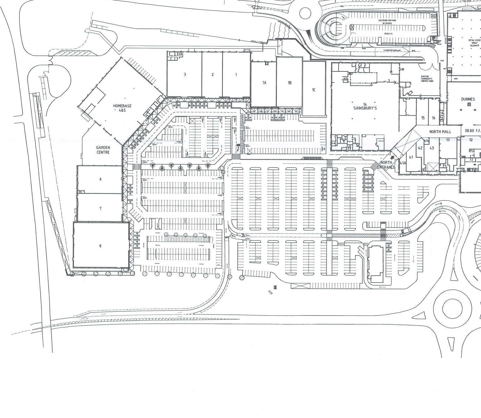 Plans for a new access road at Rushmere in Craigavon