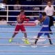 Armagh boxer Sean Duffy competing at the Commonwealth Games