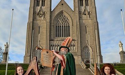 Immerse yourself in the culture and history of Armagh and St Patrick as the city celebrates Ireland’s patron saint with five jam-packed days of live entertainment including music, song, dance, theatre and the spoken word for what will be the city’s largest-ever St Patrick’s Festival to date. Harpists Ciara O’Hanlon and Tara Gilsenan (pictured) are ready to welcome the expected 20,000 visitors to Armagh and its many iconic venues including the Public Library, the Market Place Theatre to enjoy acts such as Mary Coughlan, Stockton’s Wing and Kila, as well as numerous activities for festival-goers of all ages including ‘The Storytellin’ Man and the Songstress’ and a giant interactive storyboard telling the story of St Patrick in Ireland the iconic Navan Fort. Running from Thursday 12th – Tuesday 17th March, see the full schedule at www.armagh.co.uk/saintpatrick.