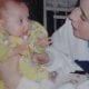 Jackie McGuigan with baby daughter Leanne in 1998