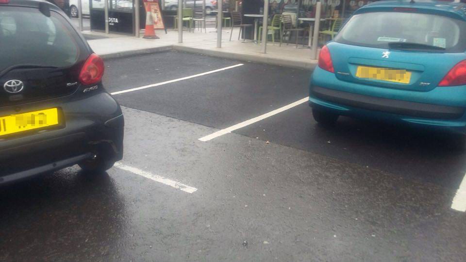 Parking at Spires retail park, Armagh