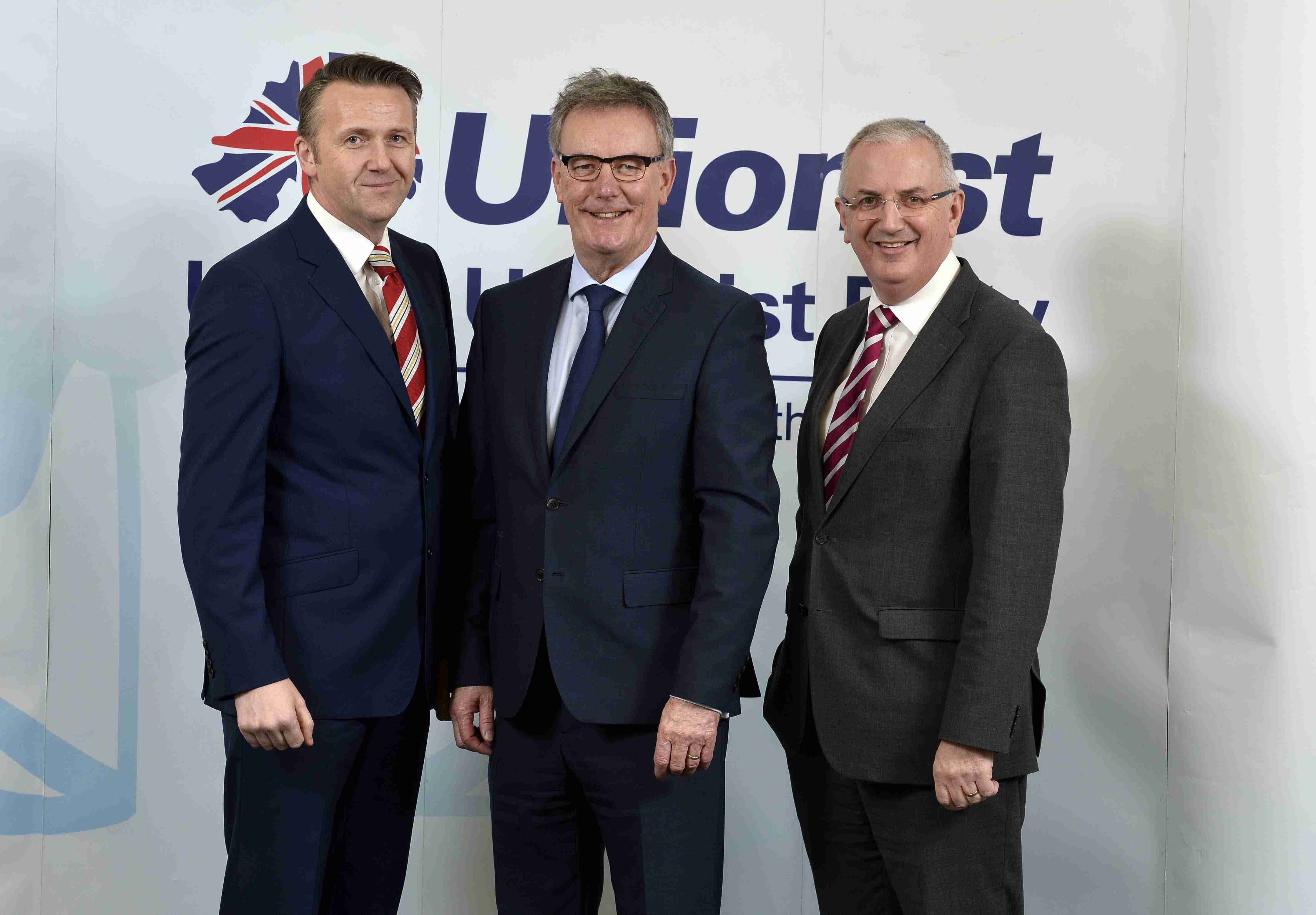 Sam Nicholson, Mike Nesbitt and Danny Kennedy