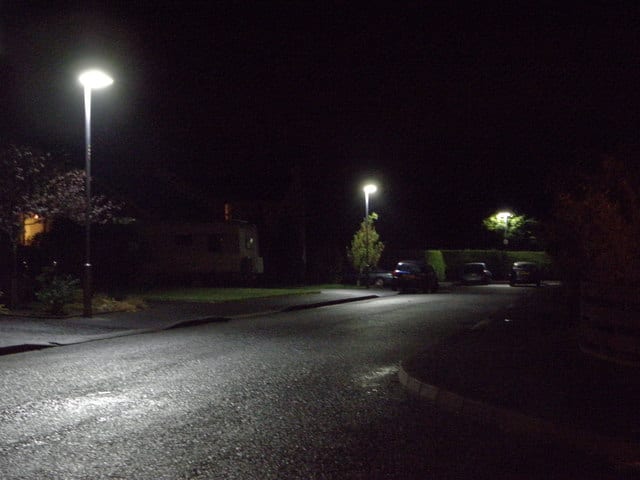 Street lighting in Portadown