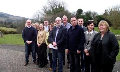 Members of Camlough Community Association, Muirhevnamor Youth Project and the International Fund for Ireland