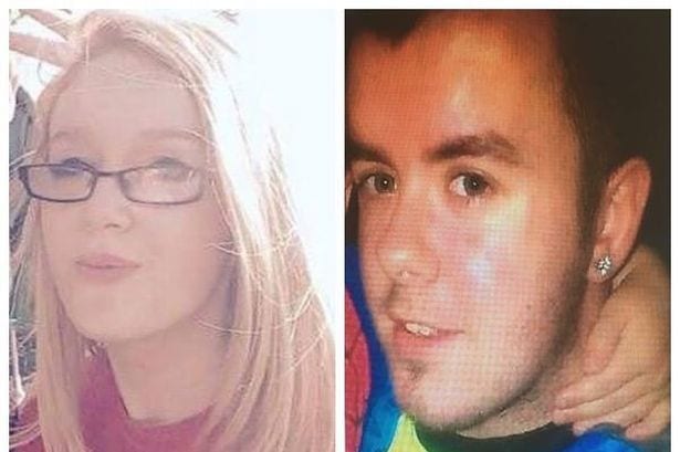 Chelsea McGarry, 17 and Daire McIlroy, 21