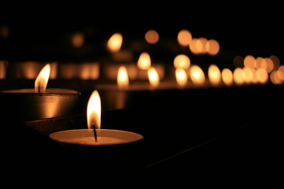 candle death notice