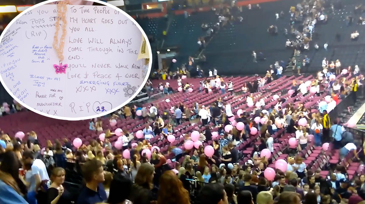 Manchester Arena after terrorist attack