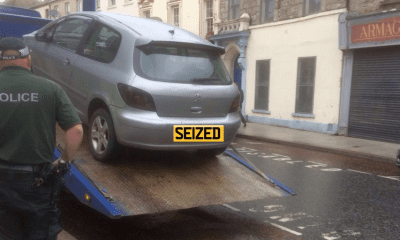 PSNI seize car in Armagh