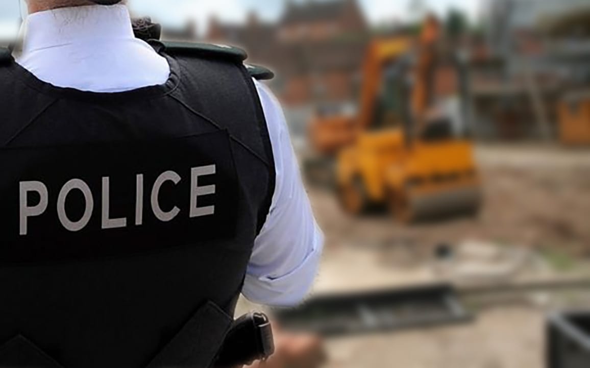 Police building site