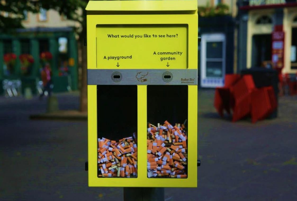 Council ballot bins