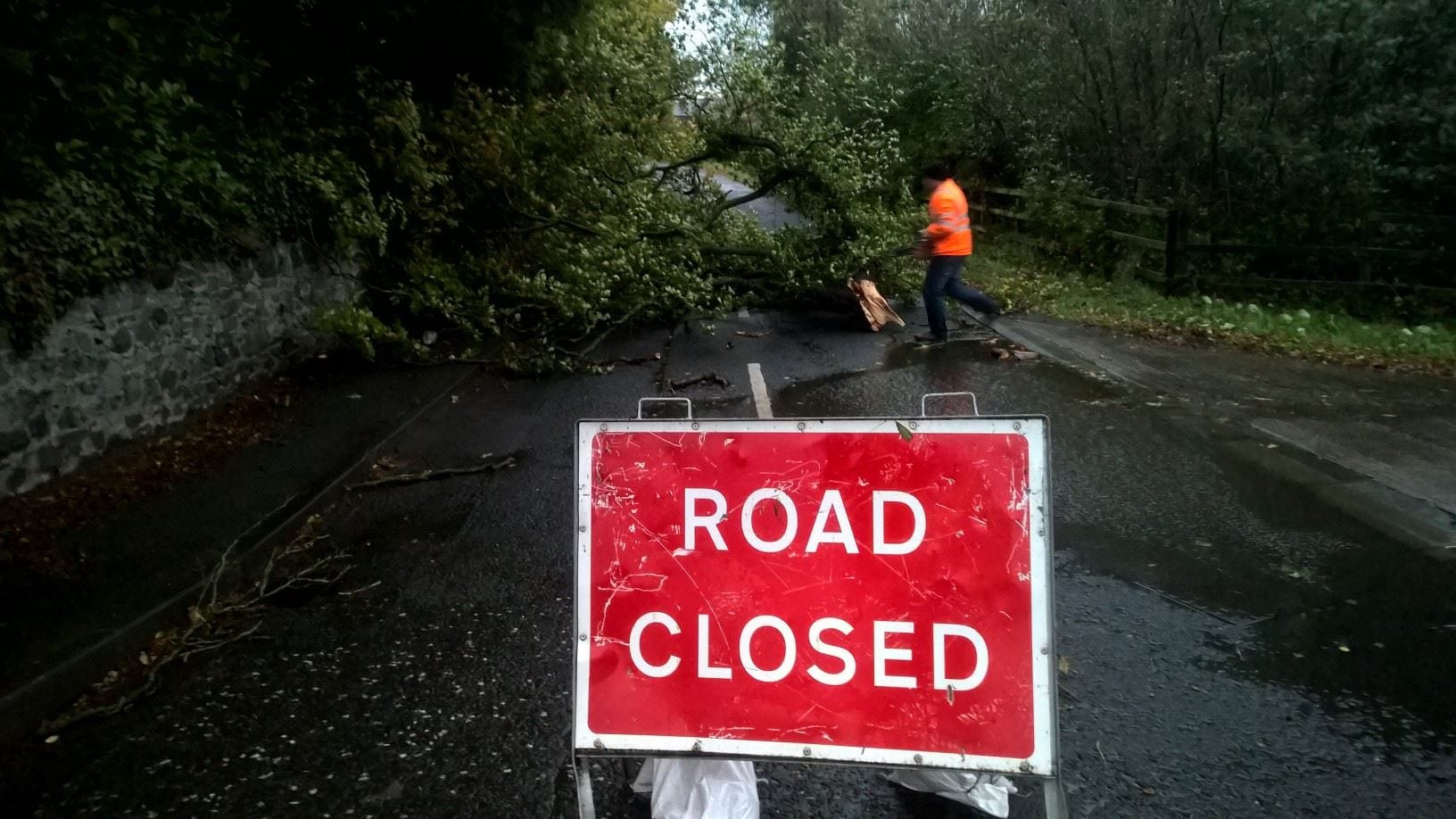 Full list of roads currently closed across our two council