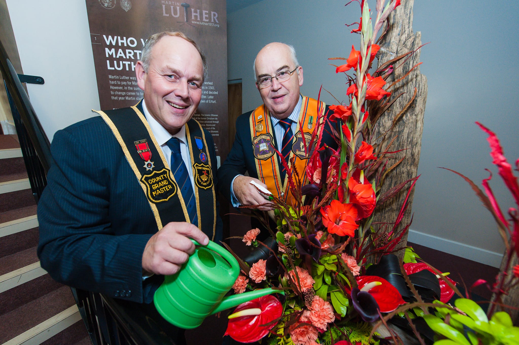 Orange and Black host join flower festival in Armagh to mark 500th anniversary of Reformation – Armagh I