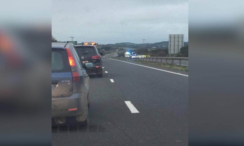 Traffic at standstill following A1 RTC; road closed in both directions