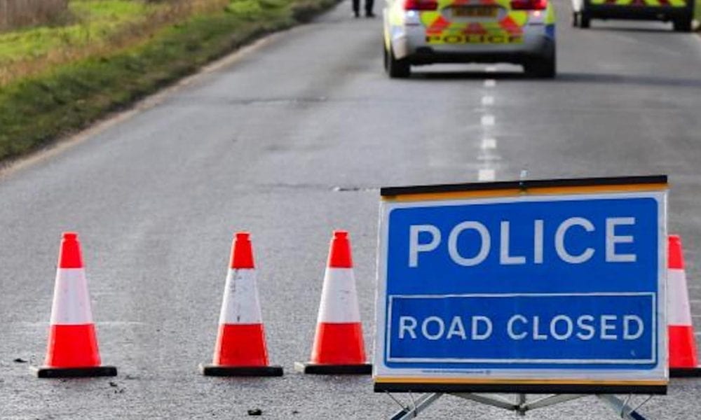 A1 closed southbound following serious collision between car and