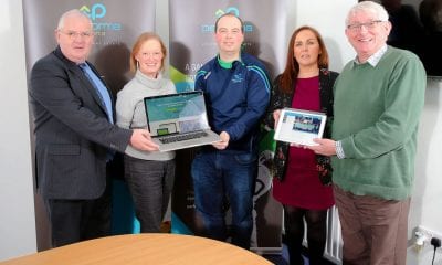 Pictured: Councillor Gordon Kennedy, Therese Rafferty, Head of Department: Regeneration, Danny Turley, CEO of PS, Elaine Cullen, Rural Development Programme Manager, and Bryan McLaughlin – LAG Chairperson.