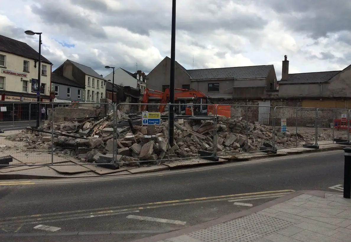 Former Irish station in Armagh demolished to make way for new Irish Language Centre