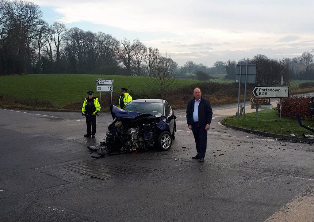 ‘Worrying scene’ following twovehicle collision at notorious accident