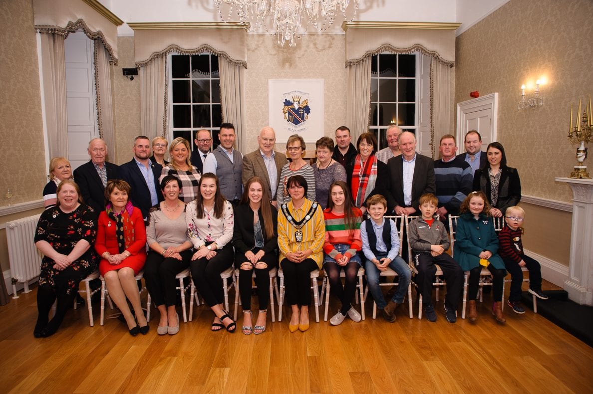 Lord Mayor of Armagh, Banbridge and Craigavon Julie Flaherty welcomes Children's Cancer Fund to a reception at The Palace Armagh Co.Armagh