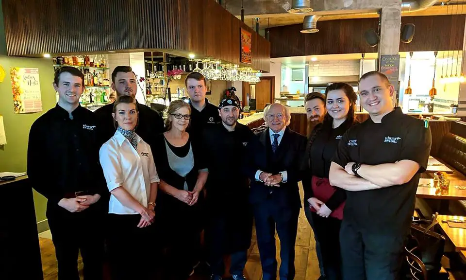 Irish President Michael D. Higgins in Uluru Armagh