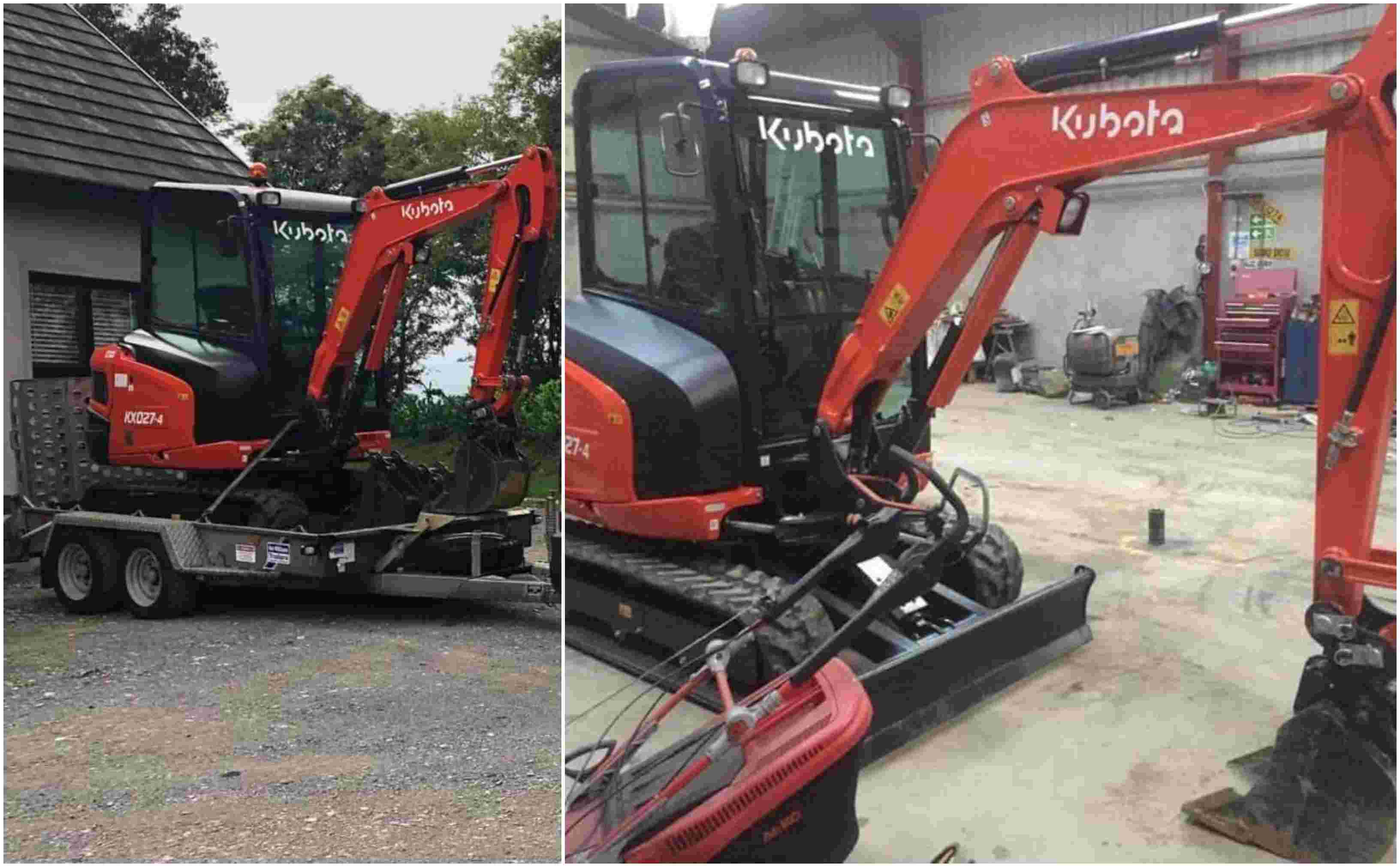 Stolen digger Portadown