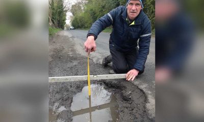 Terry Hearty Crossmaglen pothole