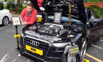 Dave Pearce from Poradown with his 2012 Audi A5, 3litre TDI, which is called 'The Dark Knight". A very well prepared and presented car with very special engine bay paintwork.