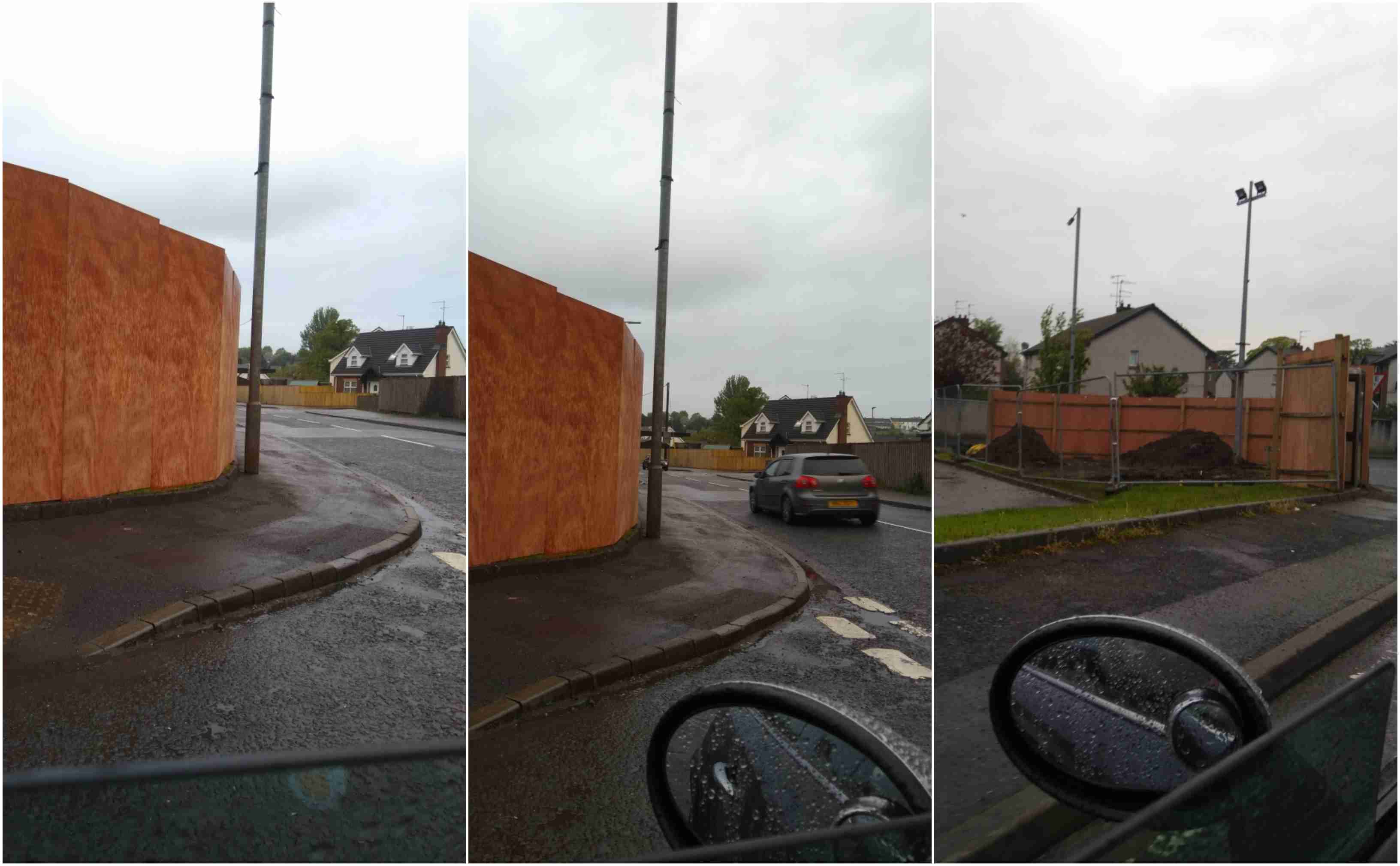 Killylea Road obstruction